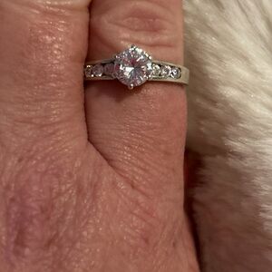 Solid silver, Zircoin ring